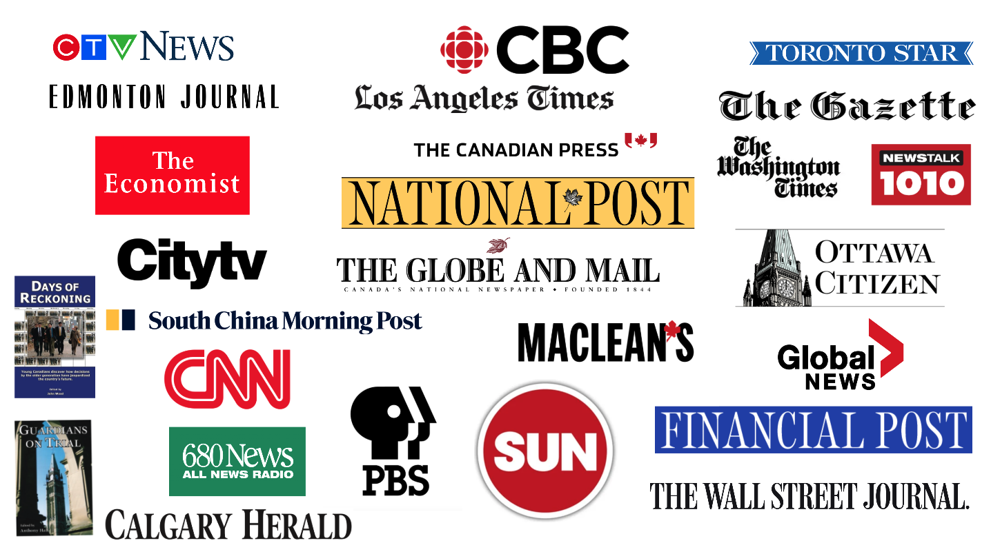 SCIG collage of media and books